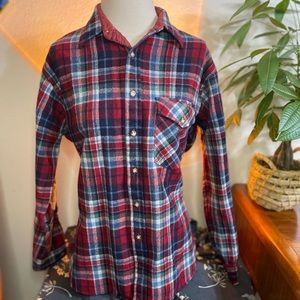 Vintage Pendleton Lobo 100% wool made in USA flannel